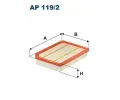 Vzduchov filtr FILTRON ‐ FI AP119/2