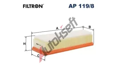 FILTRON Vzduchový filtr FI AP119/8, AP 119/8 FILTRON Vzduchový filtr FI AP119/8, AP 119/8