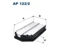 Vzduchový filtr FILTRON ‐ FI AP122/2 Vzduchový filtr FILTRON ‐ FI AP122/2