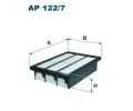 Vzduchov filtr FILTRON ‐ FI AP122/7