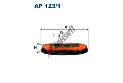 FILTRON Vzduchový filtr FI AP123/1, AP 123/1 FILTRON Vzduchový filtr FI AP123/1, AP 123/1