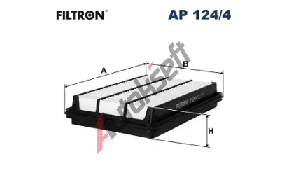 FILTRON Vzduchový filtr FI AP124/4, AP 124/4 FILTRON Vzduchový filtr FI AP124/4, AP 124/4