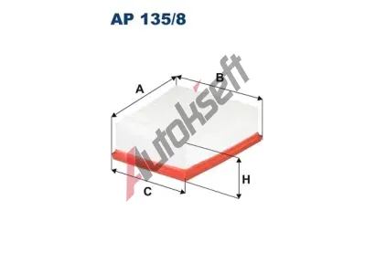 FILTRON Vzduchov filtr FI AP 135/8, FI AP135/8