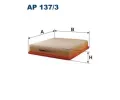 Vzduchov filtr FILTRON ‐ FI AP137/3