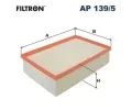 Vzduchov filtr FILTRON ‐ FI AP139/5