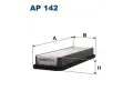 Vzduchov filtr FILTRON ‐ FI AP142