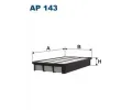 Vzduchov filtr FILTRON ‐ FI AP143