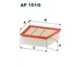 Vzduchov filtr FILTRON ‐ FI AP151/6