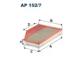 Vzduchov filtr FILTRON ‐ FI AP152/7