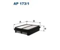 Vzduchov filtr FILTRON ‐ FI AP173/1