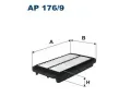 Vzduchov filtr FILTRON ‐ FI AP176/9