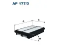 Vzduchov filtr FILTRON ‐ FI AP177/3