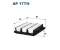 Vzduchov filtr FILTRON ‐ FI AP177/9