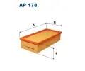 Vzduchov filtr FILTRON ‐ FI AP178