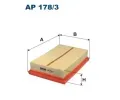 Vzduchový filtr FILTRON ‐ FI AP178/3 Vzduchový filtr FILTRON ‐ FI AP178/3