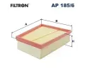 Vzduchov filtr FILTRON ‐ FI AP185/6