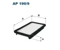 Vzduchov filtr FILTRON ‐ FI AP190/9