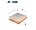 Vzduchový filtr FILTRON ‐ FI AP196/8 Vzduchový filtr FILTRON ‐ FI AP196/8