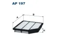 Vzduchov filtr FILTRON ‐ FI AP197