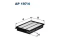 Vzduchov filtr FILTRON ‐ FI AP197/4