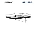Vzduchov filtr FILTRON ‐ FI AP198/9