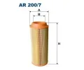 Vzduchov filtr FILTRON ‐ FI AR200/7