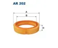 Vzduchov filtr FILTRON ‐ FI AR202