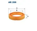 Vzduchov filtr FILTRON ‐ FI AR206