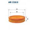 Vzduchov filtr FILTRON ‐ FI AR232/2