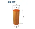 Vzduchov filtr FILTRON ‐ FI AR257