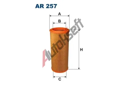 FILTRON Vzduchov filtr FI AR257, AR 257