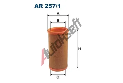 FILTRON Vzduchov filtr FI AR257/1, AR 257/1