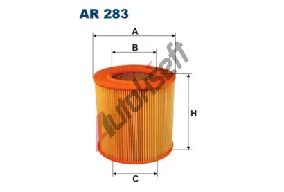 FILTRON Vzduchový filtr FI AR283, AR 283 FILTRON Vzduchový filtr FI AR283, AR 283