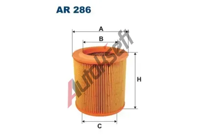 FILTRON Vzduchov filtr FI AR286, AR 286