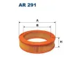 Vzduchov filtr FILTRON ‐ FI AR291