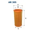 Vzduchov filtr FILTRON ‐ FI AR305