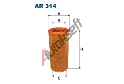 FILTRON Vzduchov filtr FI AR314, AR 314