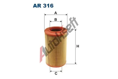 FILTRON Vzduchov filtr FI AR316, AR 316