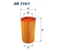 Vzduchov filtr FILTRON ‐ FI AR316/1