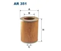 Vzduchov filtr FILTRON ‐ FI AR351