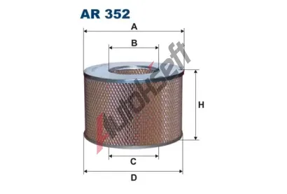 FILTRON Vzduchov filtr FI AR352, AR 352