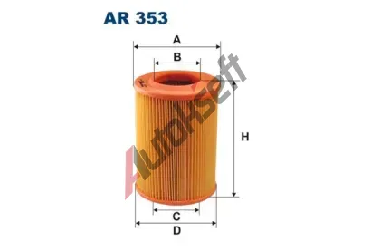 FILTRON Vzduchov filtr FI AR353, AR 353