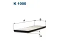 Filtr vzduchu v interiru FILTRON ‐ FI K1000