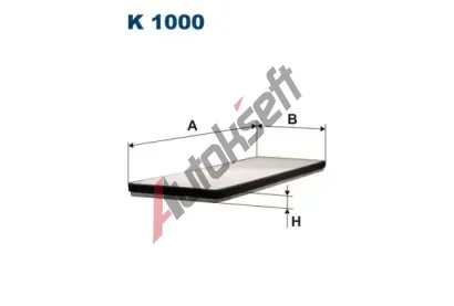 FILTRON Filtr - vzduch v interiru FI K1000, K 1000