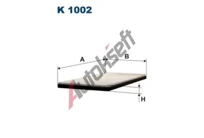 FILTRON Filtr - vzduch v interiru FI K1002, K 1002