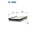 Filtr vzduchu v interiéru FILTRON ‐ FI K1005 Filtr vzduchu v interiéru FILTRON ‐ FI K1005