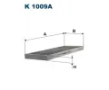 Filtr vzduchu v interiru FILTRON ‐ FI K1009A