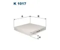 Filtr vzduchu v interiéru FILTRON ‐ FI K1017 Filtr vzduchu v interiéru FILTRON ‐ FI K1017
