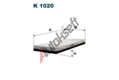 FILTRON Filtr - vzduch v interiru FI K1020, K 1020