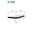 Filtr vzduchu v interiru FILTRON ‐ FI K1022